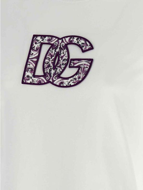 25FW 돌체앤가바나 반팔 티셔츠 F8N08ZGDC6UW0800 White - DOLCE & GABBANA