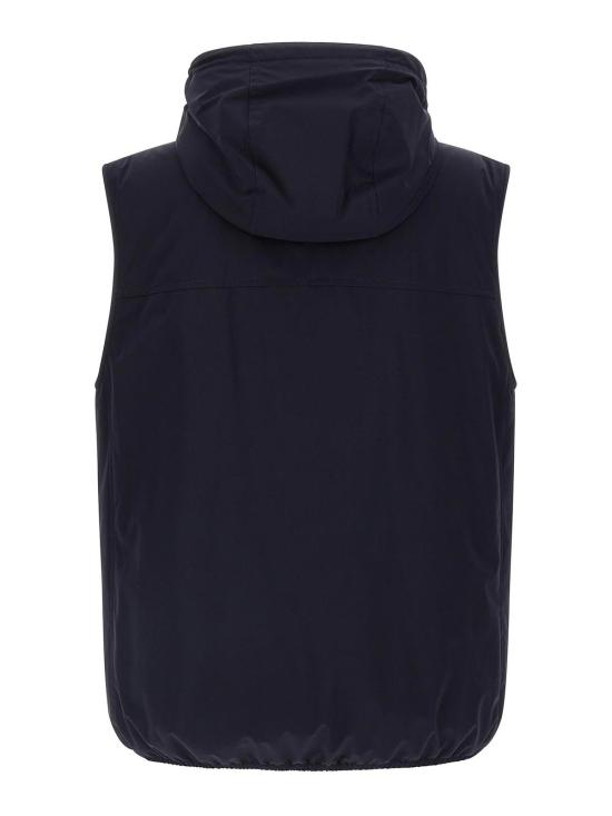  브루넬로 쿠치넬리 나일론 후디드 베스트 MM49A7432GC1086 Blue - BRUNELLO CUCINELLI