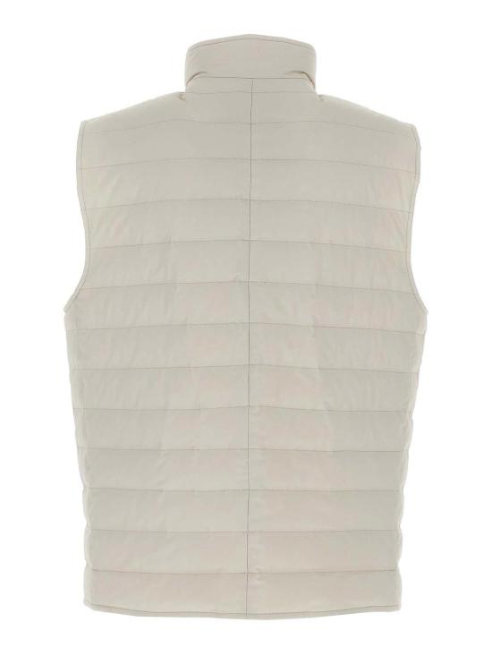 26FW 브루넬로 쿠치넬리 타프타 패딩 베스트 MM4911797CUE79 Beige - BRUNELLO CUCINELLI