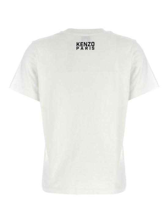  겐조 반팔 티셔츠 FF62TS3524SO02 White - KENZO