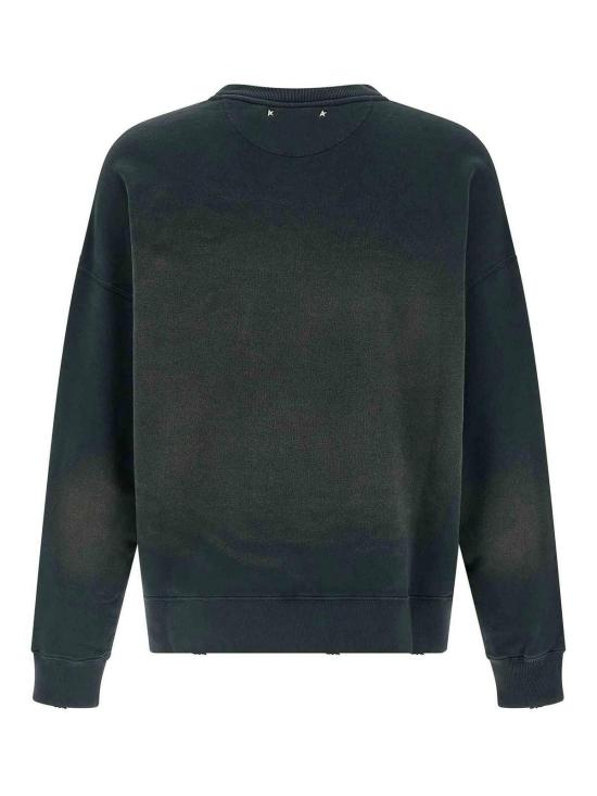 25FW 골든구스 로고 자수 코튼 스웨트셔츠 GUP01938P00214690498 - GOLDEN GOOSE