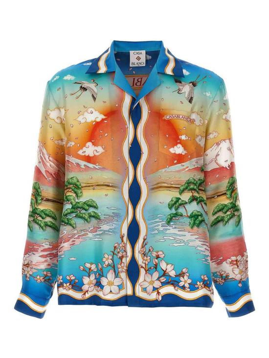 25FW 카사블랑카 긴팔 셔츠 UMPF25SH00601TENNISCLUB Multicolour