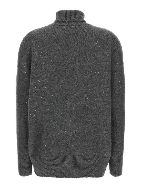 26FW 브루넬로 쿠치넬리 터틀넥 M73539914CJ079 Grey - BRUNELLO CUCINELLI