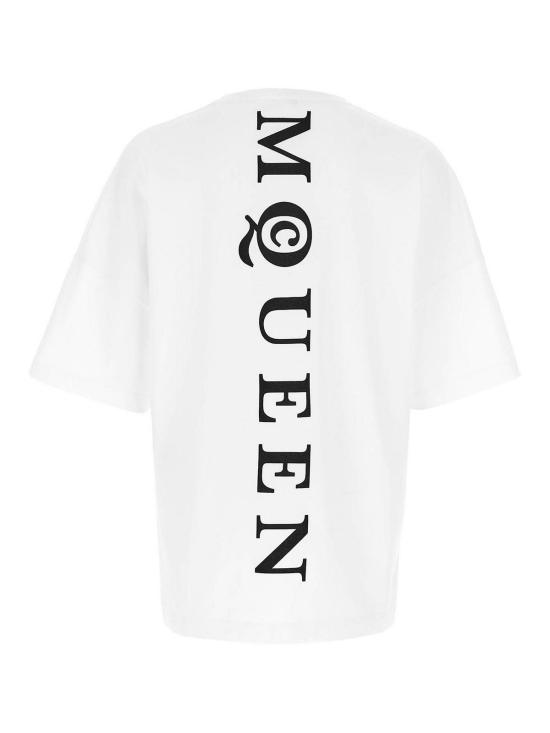  알렉산더 맥퀸 반팔 티셔츠 828434QTADE0909 White - ALEXANDER MCQUEEN