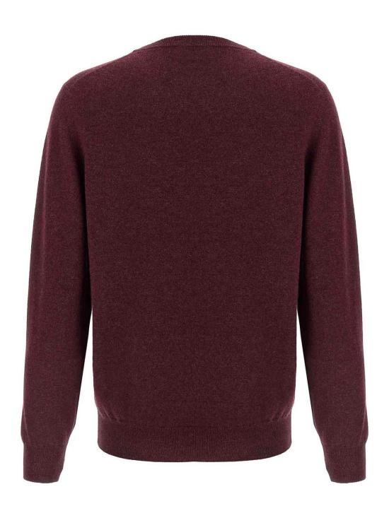 25FW 브루넬로 쿠치넬리 캐시미어 니트 M2200100CEG54 Dark Red - BRUNELLO CUCINELLI