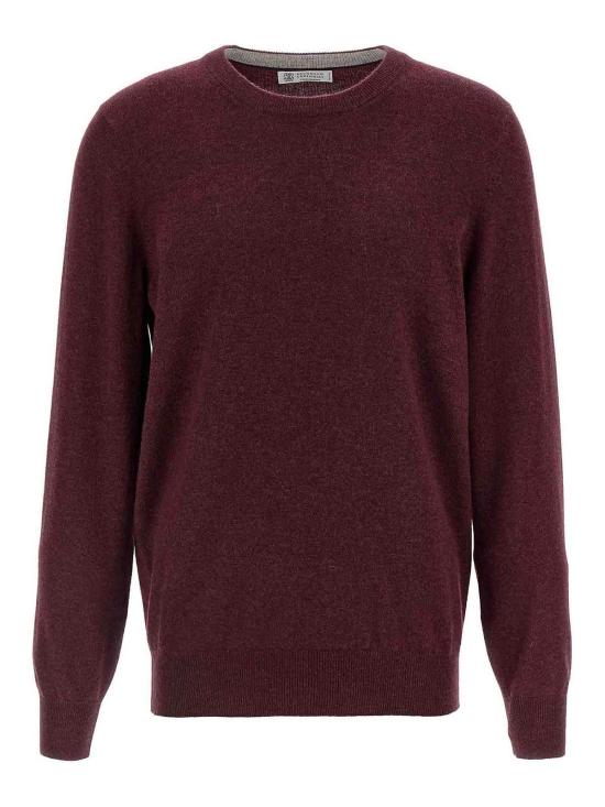 25FW 브루넬로 쿠치넬리 캐시미어 니트 M2200100CEG54 Dark Red