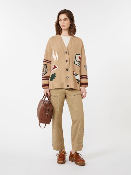 25FW 위켄드막스마라 스트레이트 팬츠 2525136132600002 KHAKI - WEEKEND MAX MARA