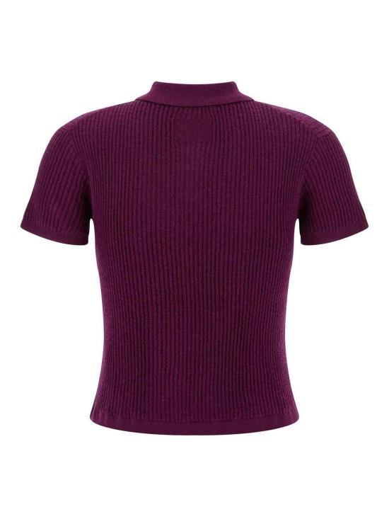  게스트 인 레지던스 폴로 티셔츠 W10111WFAUBERGINE Purple - GUEST IN RESIDENCE