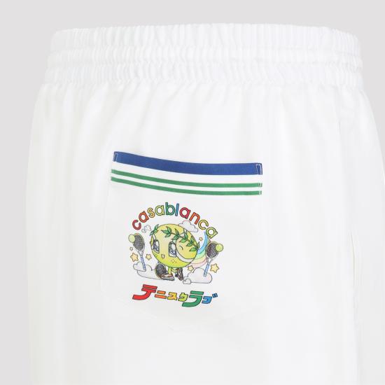 25FW 카사블랑카 스트레이트 팬츠 MAW25TR01201 TENNIS MULTICOLOUR - CASABLANCA