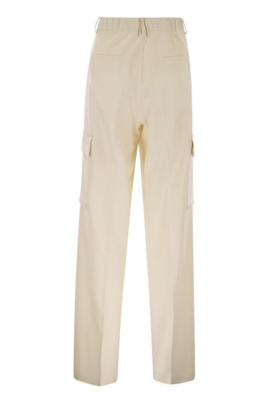 25FW 에르노 스트레이트 팬츠 PT000179D33453 1000 WHITE - HERNO