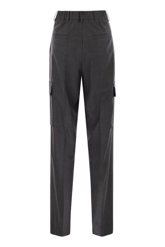 25FW 에르노 스트레이트 팬츠 PT000179D33453 9487 GREY - HERNO