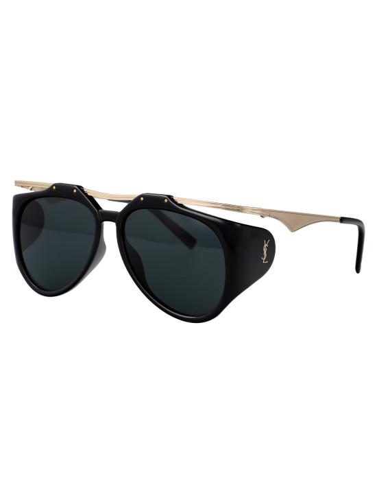 25SS 생로랑 선글라스 SL M137 AMELIA 001 BLACK GOLD BLACK - SAINT LAURENT