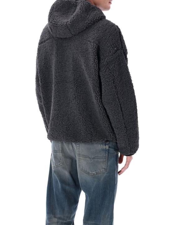 25FW 디젤 후드 티셔츠 A189470KIBT 9AW DARK GREY - DIESEL