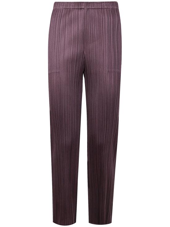 25FW 플리츠플리즈 스트레이트 팬츠 PP58JF115 47 BROWN