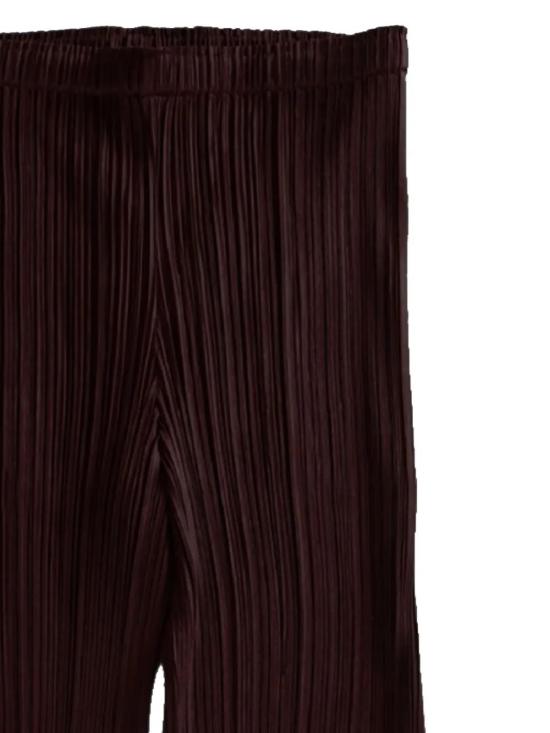 25FW 플리츠플리즈 스트레이트 팬츠 PP58JF115 47 BROWN - PLEATS PLEASE