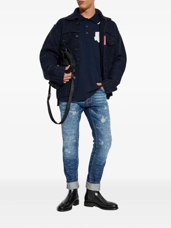 25FW 디스퀘어드2 데님 자켓 S74HA1538D13143 477 BLUE - DSQUARED2