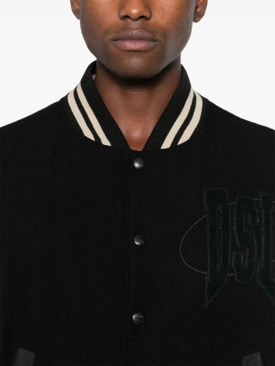 25FW 디젤 봄버 자켓 A144140LHAL 9XX BLACK - DIESEL