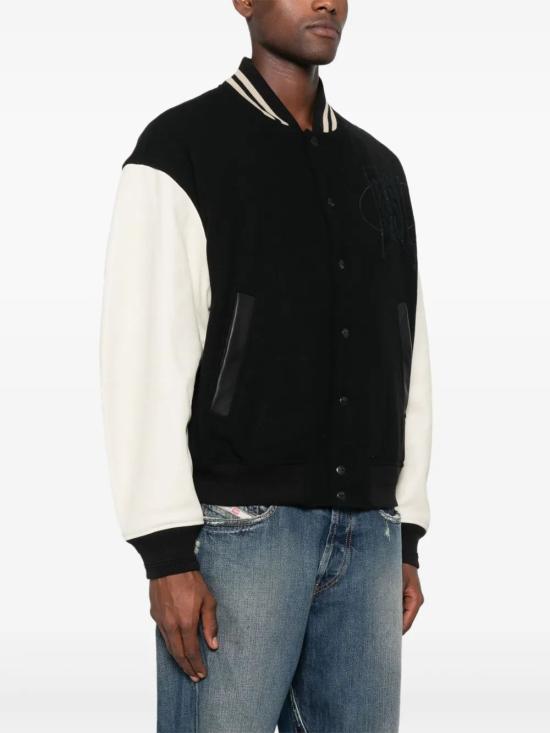 25FW 디젤 봄버 자켓 A144140LHAL 9XX BLACK - DIESEL