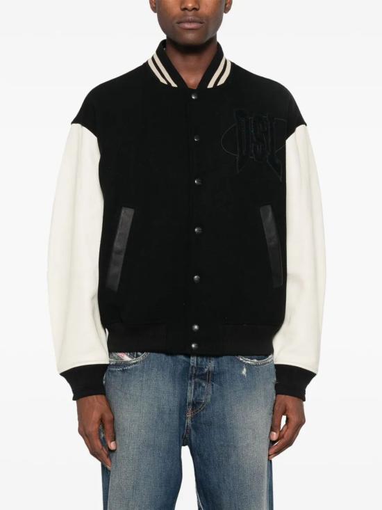 25FW 디젤 봄버 자켓 A144140LHAL 9XX BLACK - DIESEL