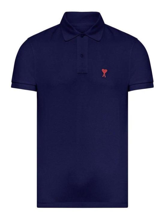 25FW 아미 폴로 티셔츠 BFSBFUPL001760 430 BLEUNUIT