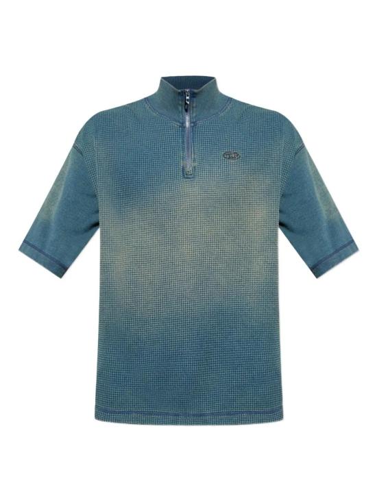 25FW 디젤 반팔 티셔츠 A186750TKAA 01 LIGHTDENIM