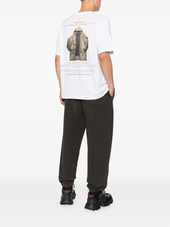 25FW 스톤 아일랜드 반팔 티셔츠 K2S152100037S0091 V0001 WHITE - STONE ISLAND