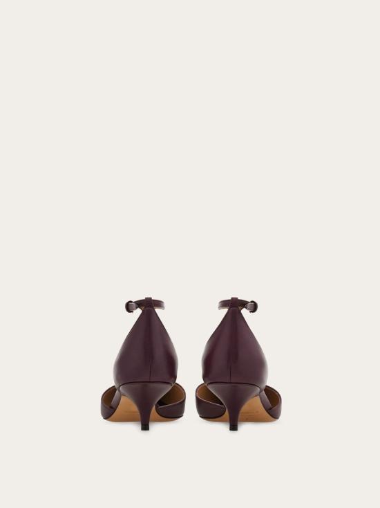 25FW 살바토레 페라가모 뮬/슬리퍼 01K295784914 004 OXBLOOD - SALVATORE FERRAGAMO