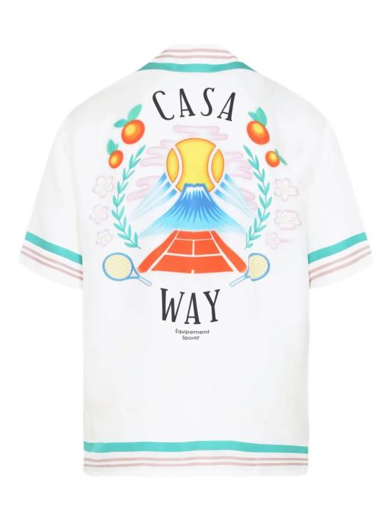 25FW 카사블랑카 반팔 셔츠 MPF25SH00307 CASAWAY CASA WAY - CASABLANCA