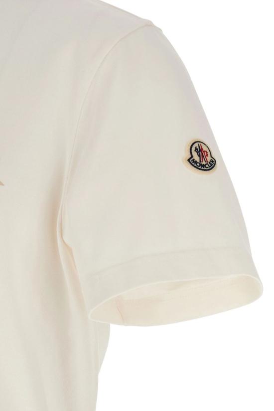 25FW 몽클레어 반팔 티셔츠 K20918C0005589AZ9 034 NATURAL - MONCLER