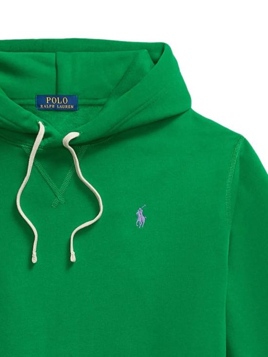25FW 폴로 랄프로렌 포니 자수 플리스 후드 티셔츠 710766778 106 GREEN - POLO RALPH LAUREN