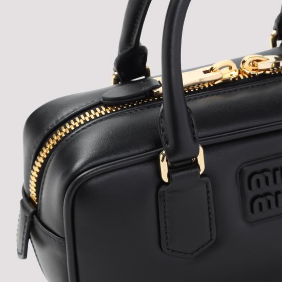  미우미우 토트백 5BB142VOONACR3 F0002 BLACK - MIU MIU