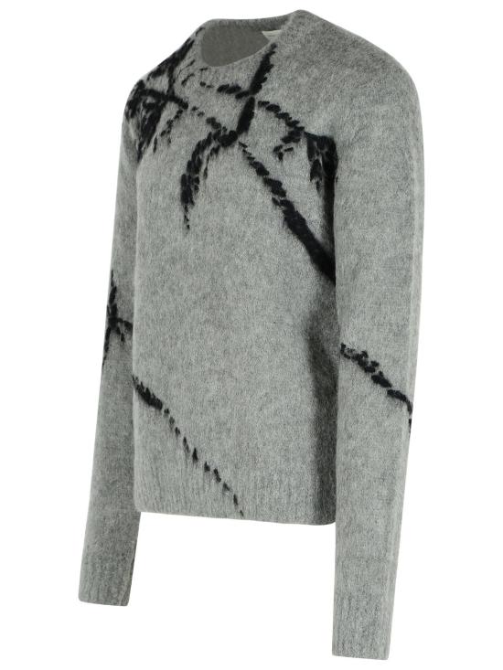 25FW 드리스 반 노튼 스웨터 021228 2709804 Grey - DRIES VAN NOTEN