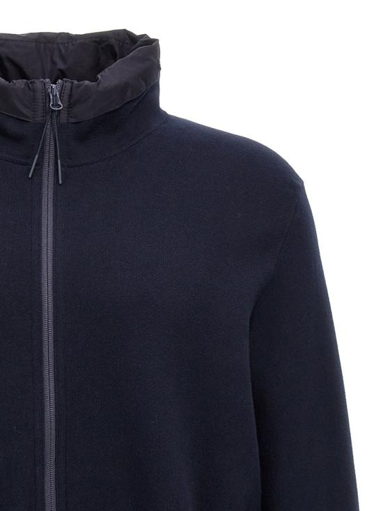 24FW 씨피 컴퍼니 집업 니트 17CLKN016A006599M897 BLUE - C.P. COMPANY