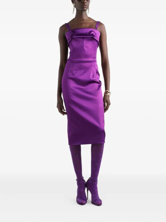 25FW 돌체앤가바나 원피스 F60AWT FURHMF0571 Purple - DOLCE & GABBANA