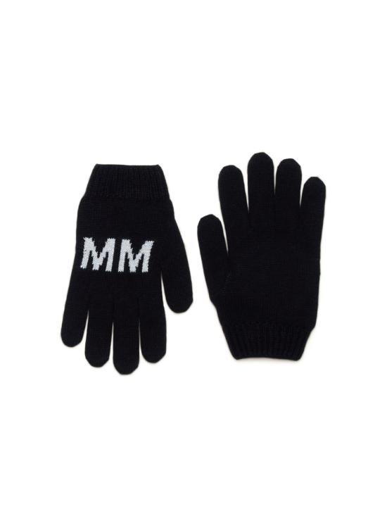 24FW [키즈] MM6 메종마르지엘라 장갑 M60714K MM04CM6900 BLACK