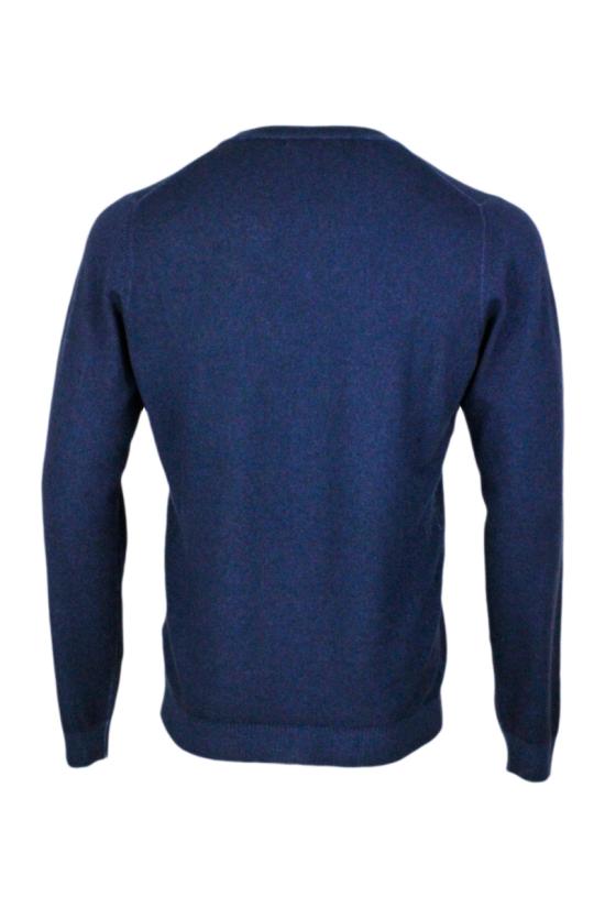 25FW 말로 스웨터 UXA140 F1K23E2088 Blue - MALO