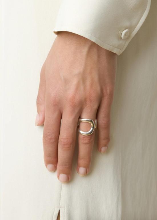  리에 스튜디오 반지 LiÉ Studio 알마 링 실버 - LIE STUDIO