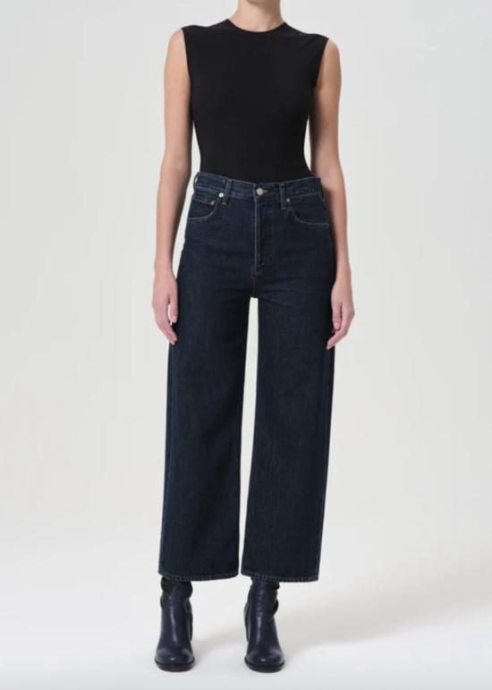  에이골디 데님 팬츠 아골드 렌 데님 블랙 - AGOLDE