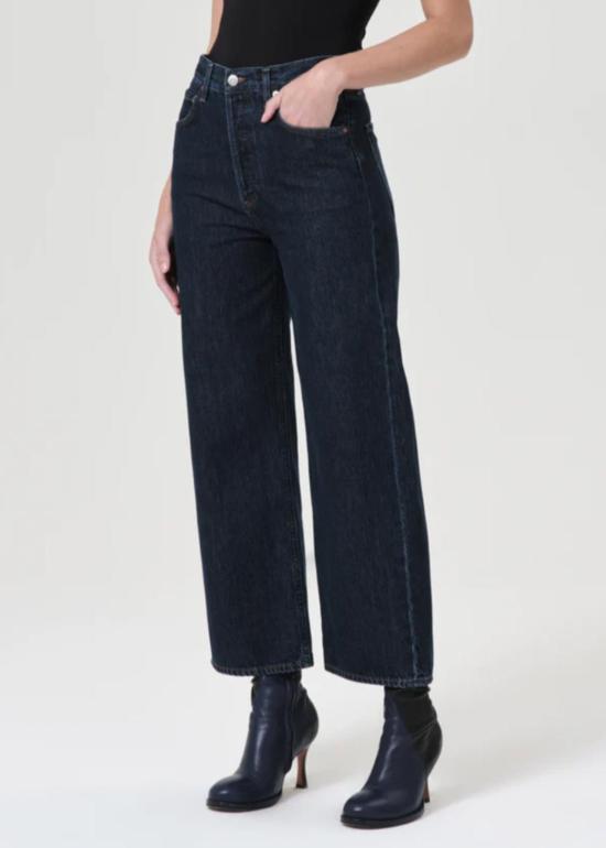  에이골디 데님 팬츠 아골드 렌 데님 블랙