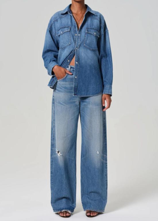  시티즌 오브 휴머니티 데님 팬츠 인류의 시민 아일라 바지 솔라노 - CITIZEN OF HUMANITY