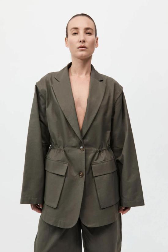  세인트아그니 가죽 자켓 세인트 아그니 하이브리드 유틸리티 재킷 - ST.AGNI