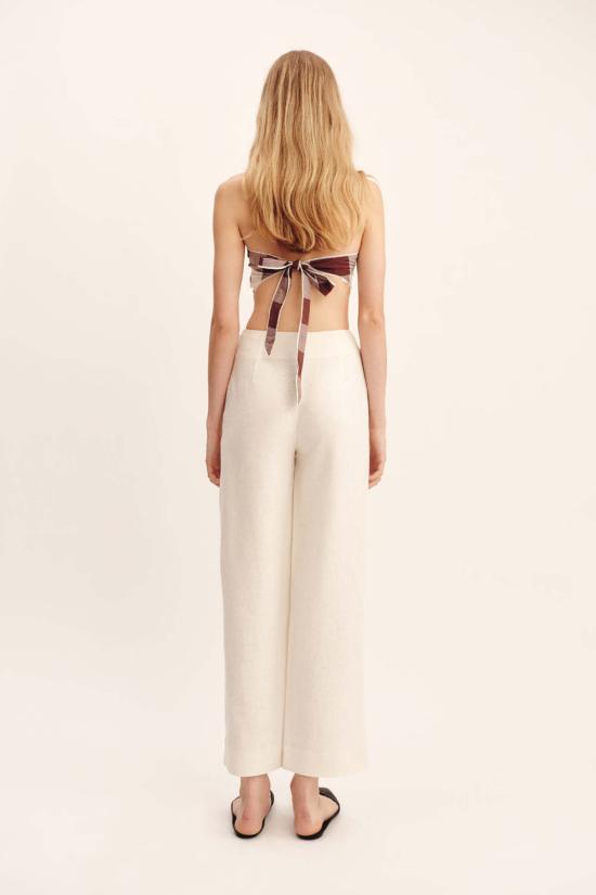  포제 블라우스 포시 칼리 타이 탑 - POSSE