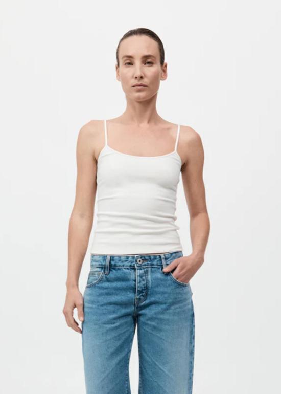  세인트아그니 캐미솔 세인트 아그니 리브 카미 화이트