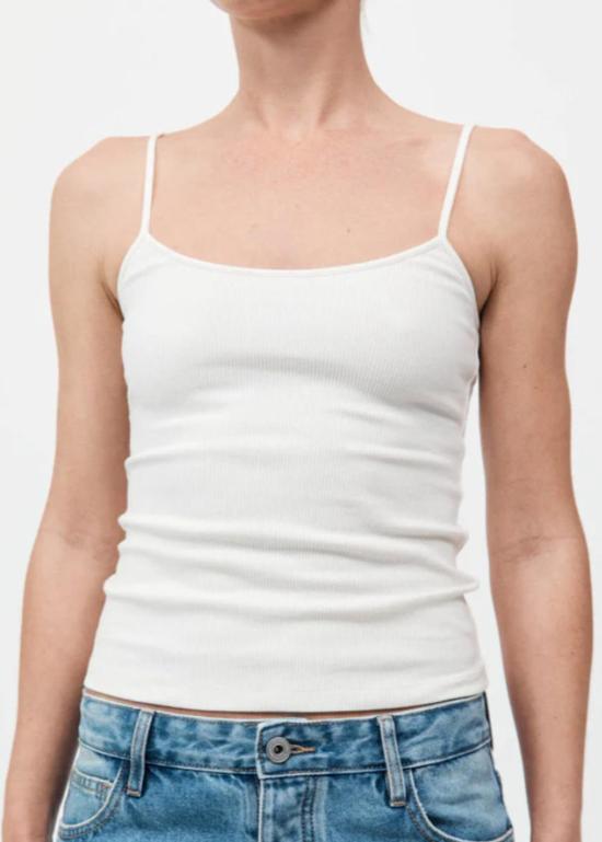  세인트아그니 캐미솔 세인트 아그니 리브 카미 화이트 - ST.AGNI