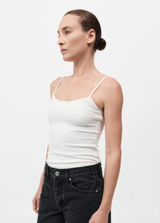  세인트아그니 캐미솔 세인트 아그니 리브 카미 화이트 - ST.AGNI