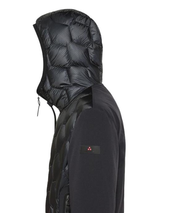 25FW 페트레이 쿤스 KJ BMAT 기하학적 퀼팅 배색 봄버 재킷 PEU520701181862215 BLU GRAFITE - PEUTEREY