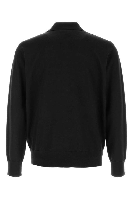 25FW 드리스 반 노튼 폴로 티셔츠 2520212012700 900 Black - DRIES VAN NOTEN