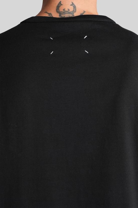 25FW 마르지엘라 반팔 티셔츠 383876 S30GC0701S22816 Black - MAISON MARGIELA