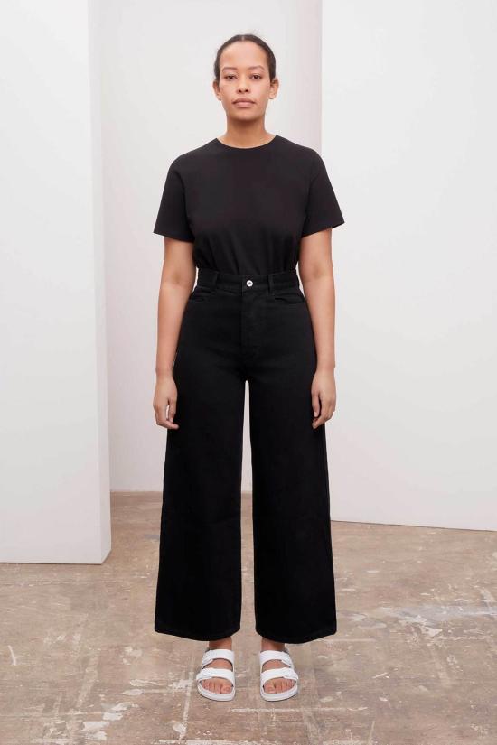  코우토우 데님 팬츠 세일러 진 블랙 데님