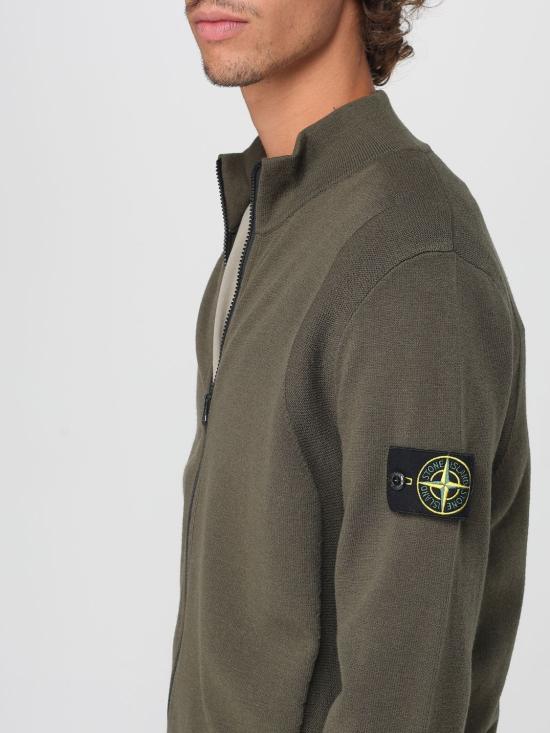25FW 스톤 아일랜드 집업 니트 5100062S00A1 V0054 Military - STONE ISLAND